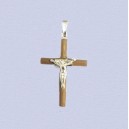 REF.9916 Colgante cruz madera plata ley